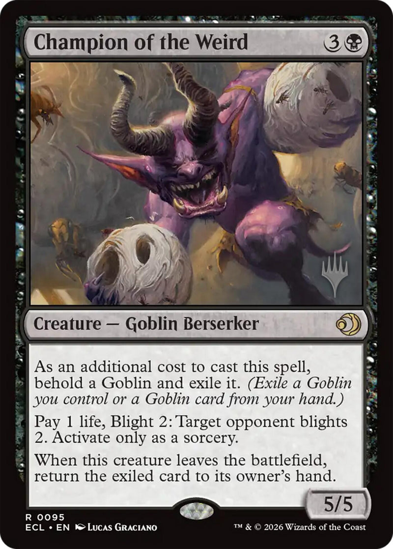 Champion of the Weird [Lorwyn Eclipsed Promo Pack]