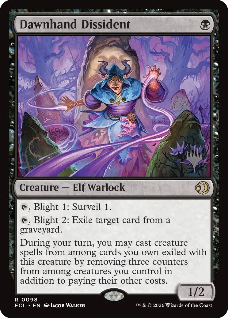 Dawnhand Dissident [Lorwyn Eclipsed Promo Pack]
