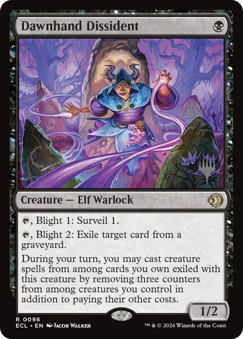 Dawnhand Dissident [Lorwyn Eclipsed Promo Pack]
