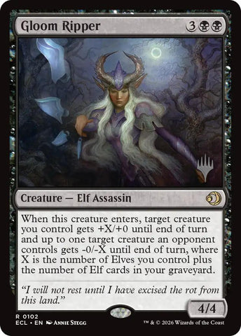 Gloom Ripper [Lorwyn Eclipsed Promo Pack]