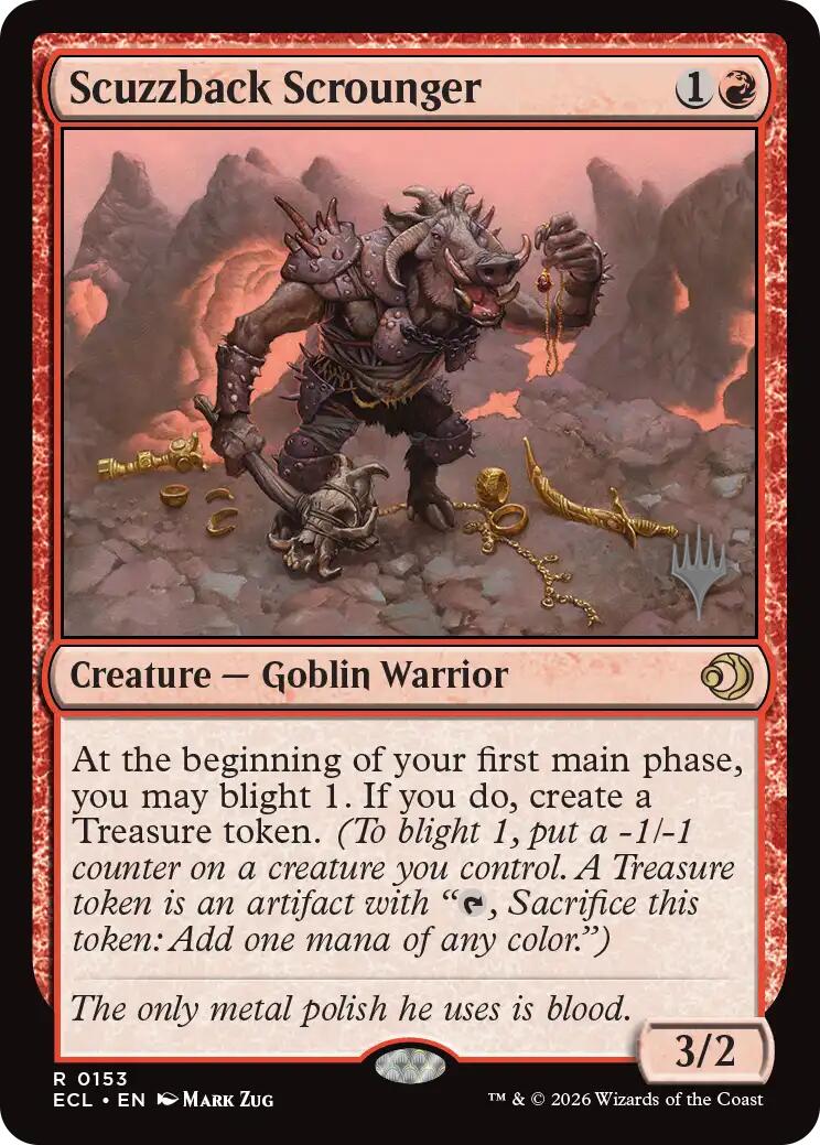 Scuzzback Scrounger [Lorwyn Eclipsed Promo Pack]