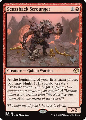 Scuzzback Scrounger [Lorwyn Eclipsed Promo Pack]