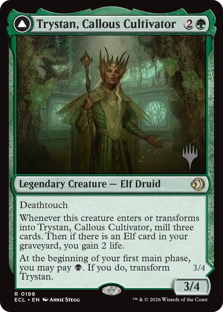 Trystan, Callous Cultivator [Lorwyn Eclipsed Promo Pack]