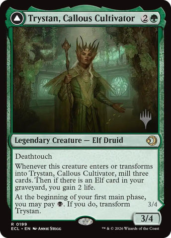 Trystan, Callous Cultivator [Lorwyn Eclipsed Promo Pack]