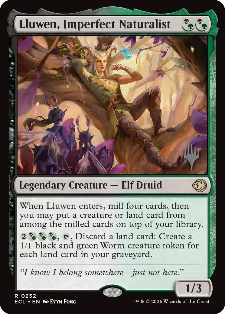 Lluwen, Imperfect Naturalist [Lorwyn Eclipsed Promo Pack]