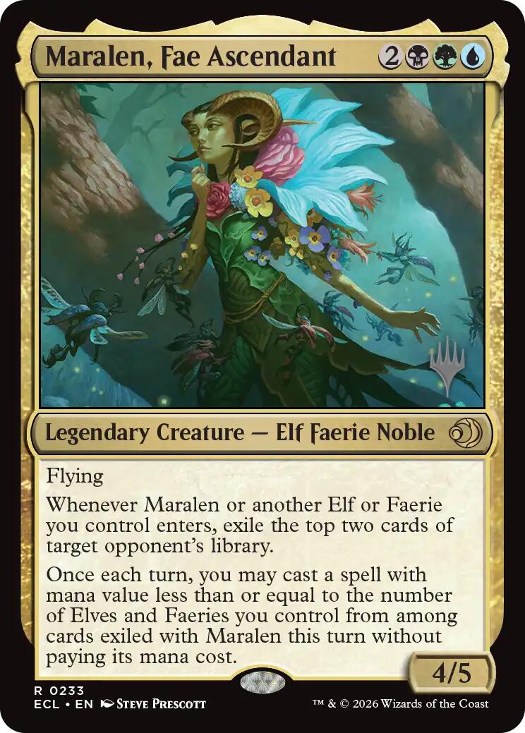 Maralen, Fae Ascendant [Lorwyn Eclipsed Promo Pack]