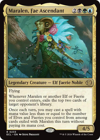 Maralen, Fae Ascendant [Lorwyn Eclipsed Promo Pack]