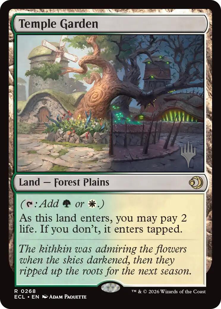 Temple Garden [Lorwyn Eclipsed Promo Pack]
