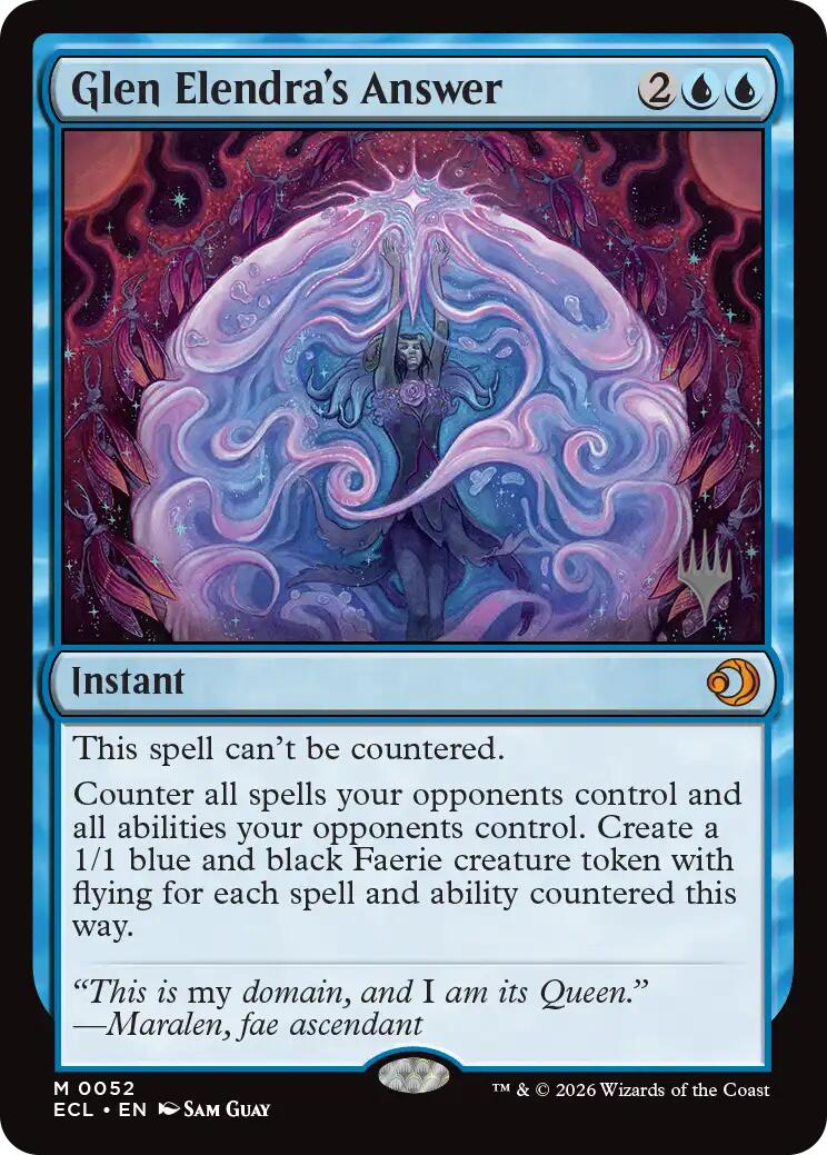 Glen Elendra's Answer [Lorwyn Eclipsed Promo Pack]
