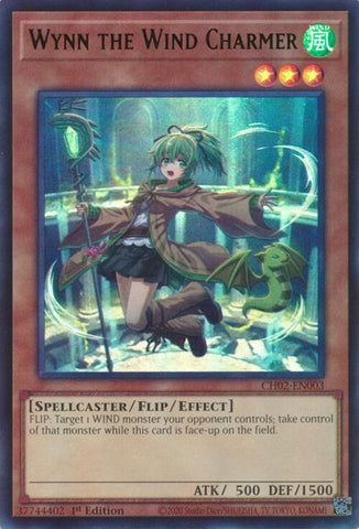 Wynn the Wind Charmer (Ultra Rare) [CH02-EN003] Ultra Rare