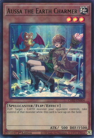 Aussa the Earth Charmer (Ultra Rare) [CH02-EN004] Ultra Rare