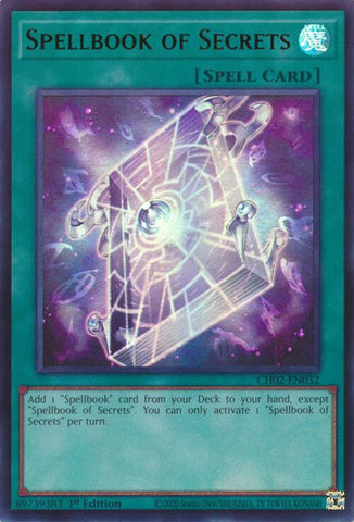 Spellbook of Secrets [CH02-EN032] Ultra Rare