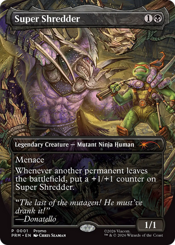 Super Shredder (Borderless) [Teenage Mutant Ninja Turtles Promos]