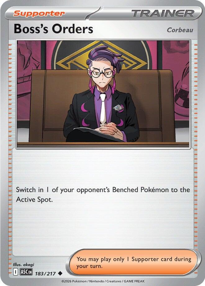 Boss's Orders (Corbeau) - 183/217 [Mega Evolution: Ascended Heroes]