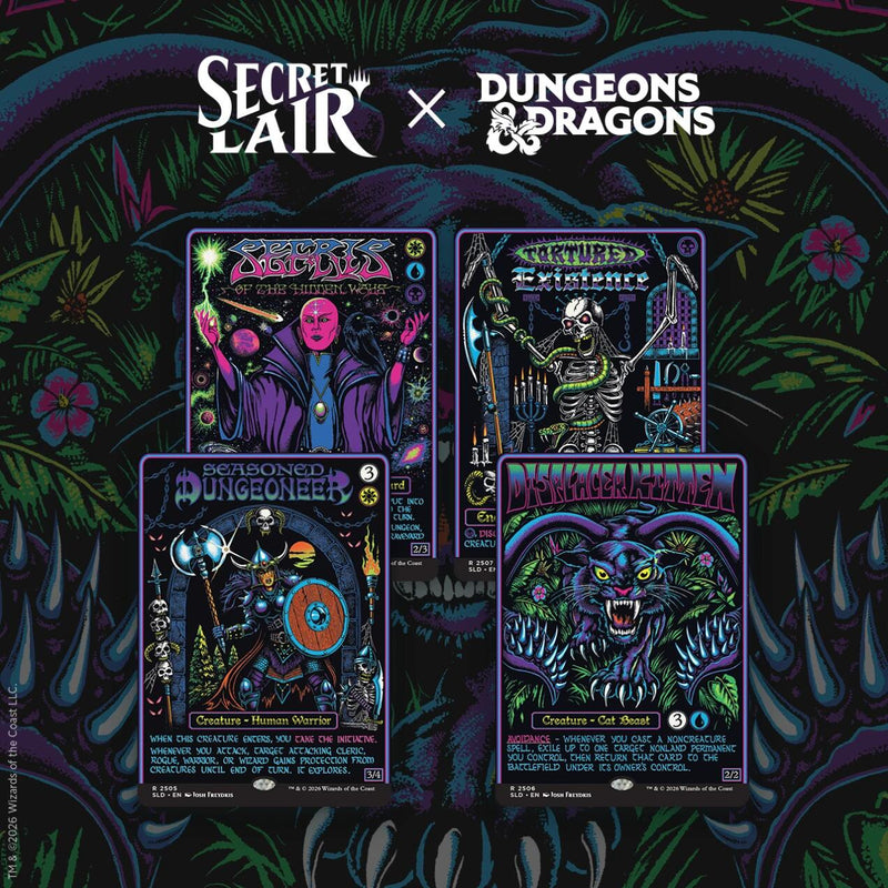 Secret Lair x Dungeons & Dragons: Black Lights & Dark Dungeons (Non-Foil Edition)