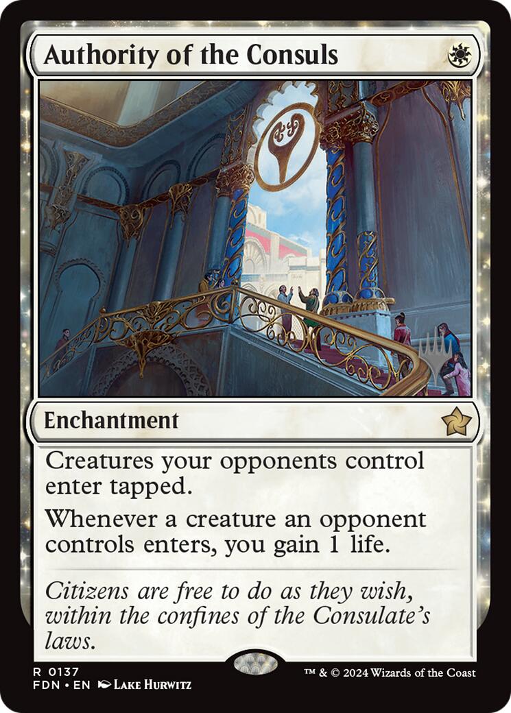 Authority of the Consuls [Lorwyn Eclipsed Promo Pack]