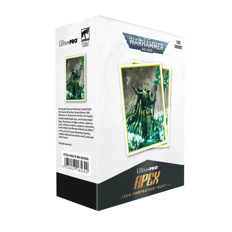 Ultra PRO: Standard 105ct Sleeves (APEX) - Warhammer 40k: Necrons