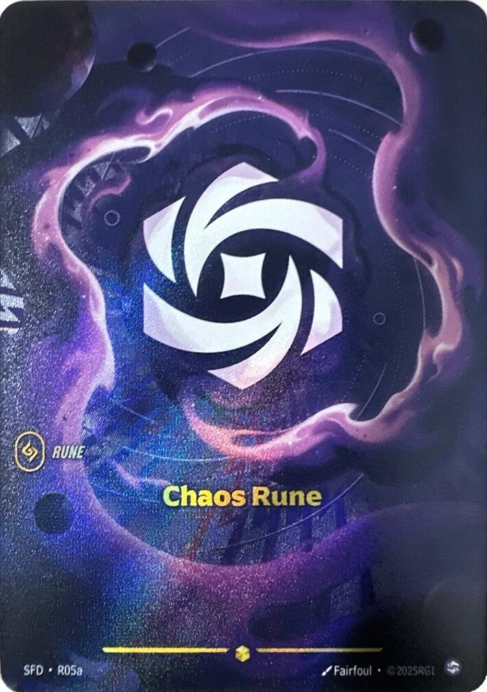 front of card Chaos Rune (R05a) [Spiritforged] 