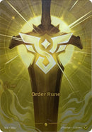 front of card Order Rune (R06a) [Spiritforged] 