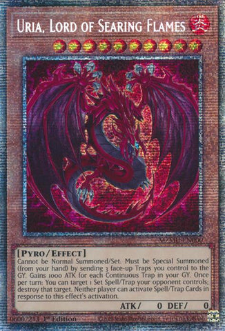 Uria, Lord of Searing Flames (Starlight Rare) [MZMU-EN000] Starlight Rare