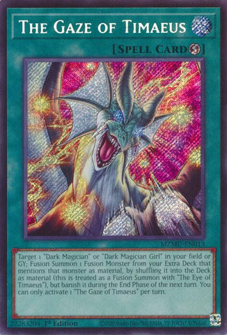 The Gaze of Timaeus [MZMU-EN013] Secret Rare