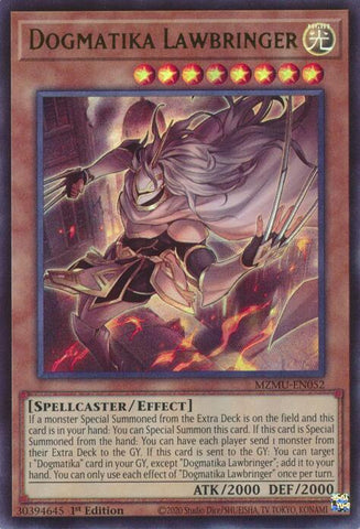 Dogmatika Lawbringer [MZMU-EN052] Ultra Rare