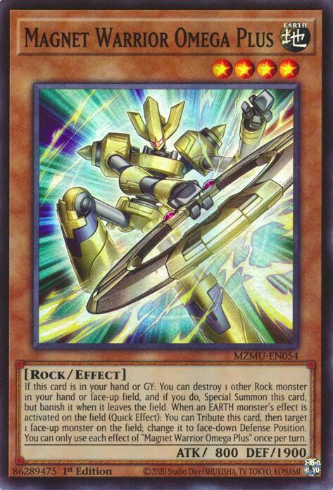 Magnet Warrior Omega Plus [MZMU-EN054] Super Rare