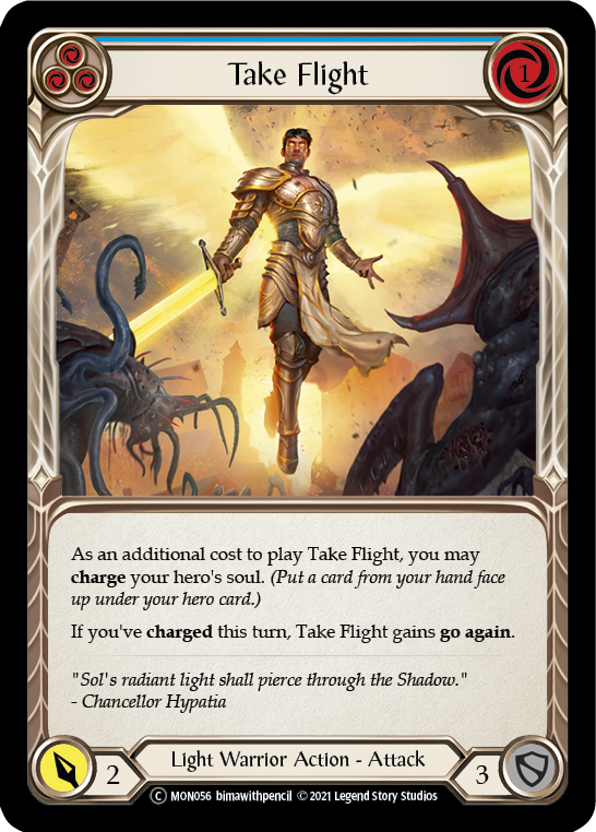 Take Flight (Blue) [U-MON056] (Monarch Unlimited) Unlimited Normal