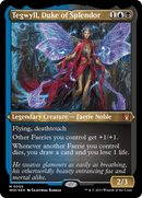 (Thick Stock Display Commander) Tegwyll, Duke of Splendor [Wilds of Eldraine Commander]