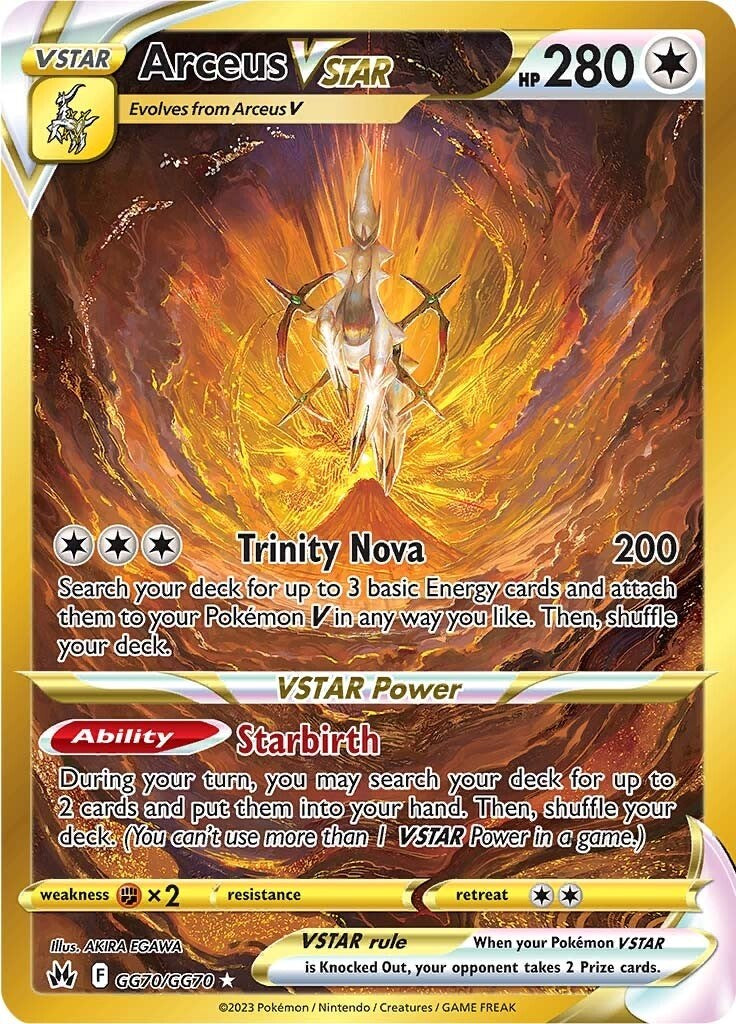 Arceus VSTAR (GG70/GG70) (Secret) [Sword & Shield: Crown Zenith] – Fusion  Gaming