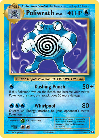 Poliwrath (25/108) (XY: Evolutions) [Theme Deck Exclusive]