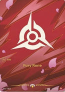 front of card Fury Rune (R01b) [Spiritforged] 