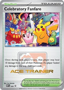 Celebratory Fanfare (028) (Ace Trainer) [Mega Evolutions: Black Star Promos]