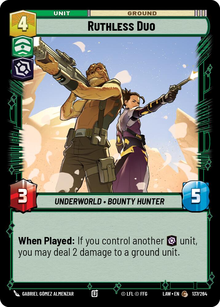 Ruthless Duo (137/264) (137/264) [A Lawless Time]