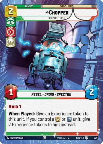 Chopper - Spectre Three (557) (Hyperspace Foil) (557) [A Lawless Time]