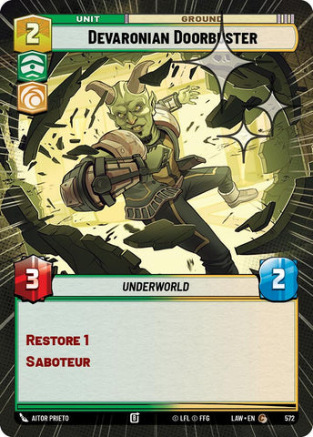 Devaronian Doorbuster (572) (Hyperspace Foil) (572) [A Lawless Time]