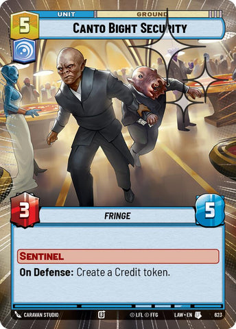 Canto Bight Security (623) (Hyperspace Foil) (623) [A Lawless Time]