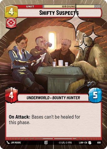 Shifty Suspects (699) (Hyperspace Foil) (699) [A Lawless Time]