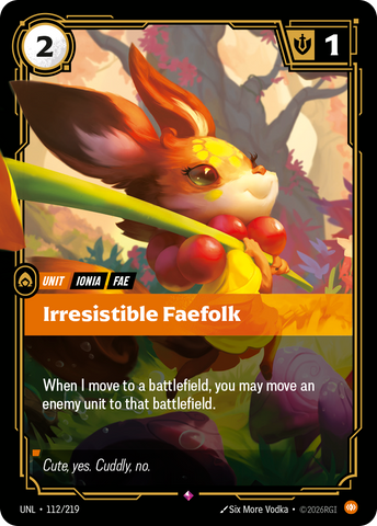 front of card Irresistible Faefolk [Unleashed] 112/219