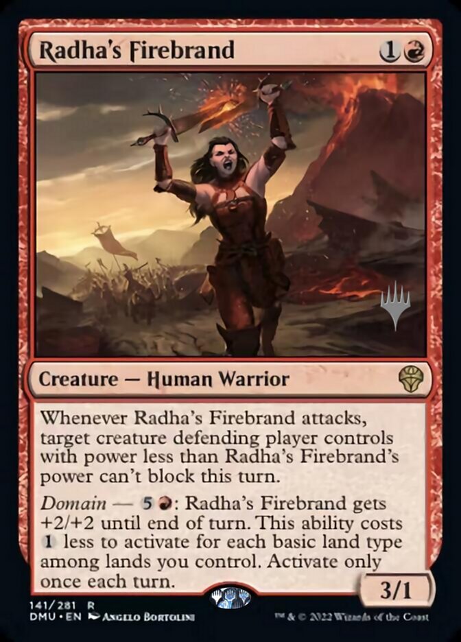 Radha's Firebrand (Promo Pack) [Dominaria United Promo Pack]