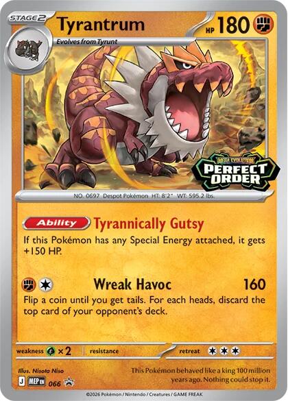 Tyrantrum (066) [Mega Evolutions: Black Star Promos]