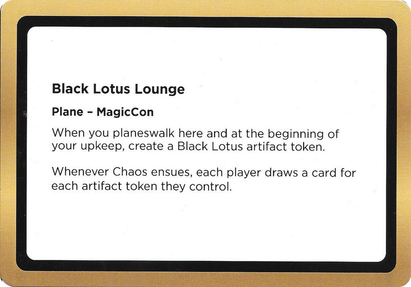 (Oversized) Black Lotus Lounge (Black Lotus Unknown Planechase) [Oversize Cards]