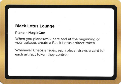 (Oversized) Black Lotus Lounge (Black Lotus Unknown Planechase) [Oversize Cards]