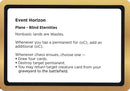 (Oversized) Event Horizon (Black Lotus Unknown Planechase) [Oversize Cards]