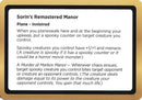 (Oversized) Sorin's Remastered Manor (Black Lotus Unknown Planechase) [Oversize Cards]