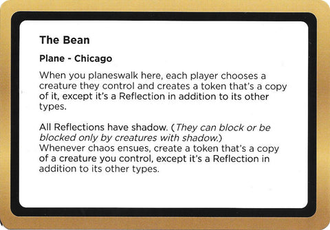 (Oversized) The Bean (Black Lotus Unknown Planechase) [Oversize Cards]
