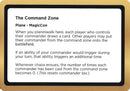 (Oversized) The Command Zone (Black Lotus Unknown Planechase) [Oversize Cards]