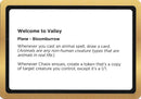 (Oversized) Welcome to Valley (Black Lotus Unknown Planechase) [Oversize Cards]