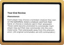 (Oversized) Year-End Review (Black Lotus Unknown Planechase) [Oversize Cards]