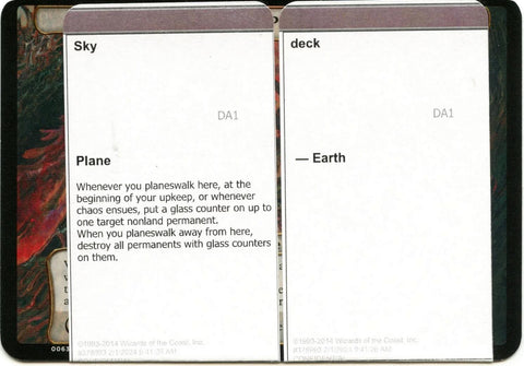 (Oversized) Sky Deck (Black Lotus Unknown Planechase) [Oversize Cards]